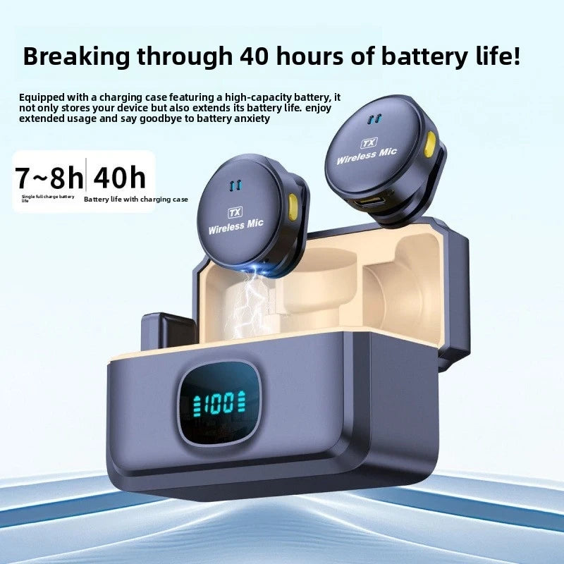 Wireless Lavalier Vlogging Microphone