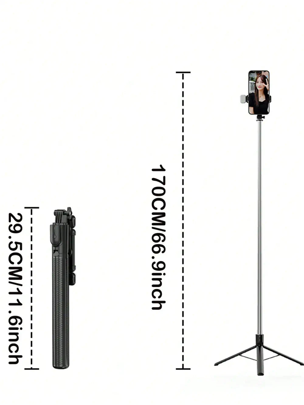 Portable Smartphone Tripod Selfie Stick